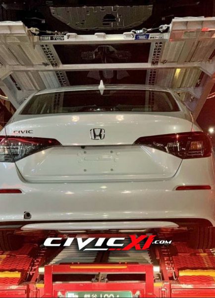 หลุดบั้นท้าย Honda Civic 2022 แบบเต็มๆ ขณะเคลื่อนย้าย