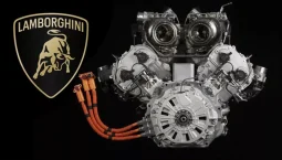 เครื่องยนต์ V8 ของ Lamborghini Temerario ใหม่ จะมีความเร็วถึง 10,000 รอบต่อนาที